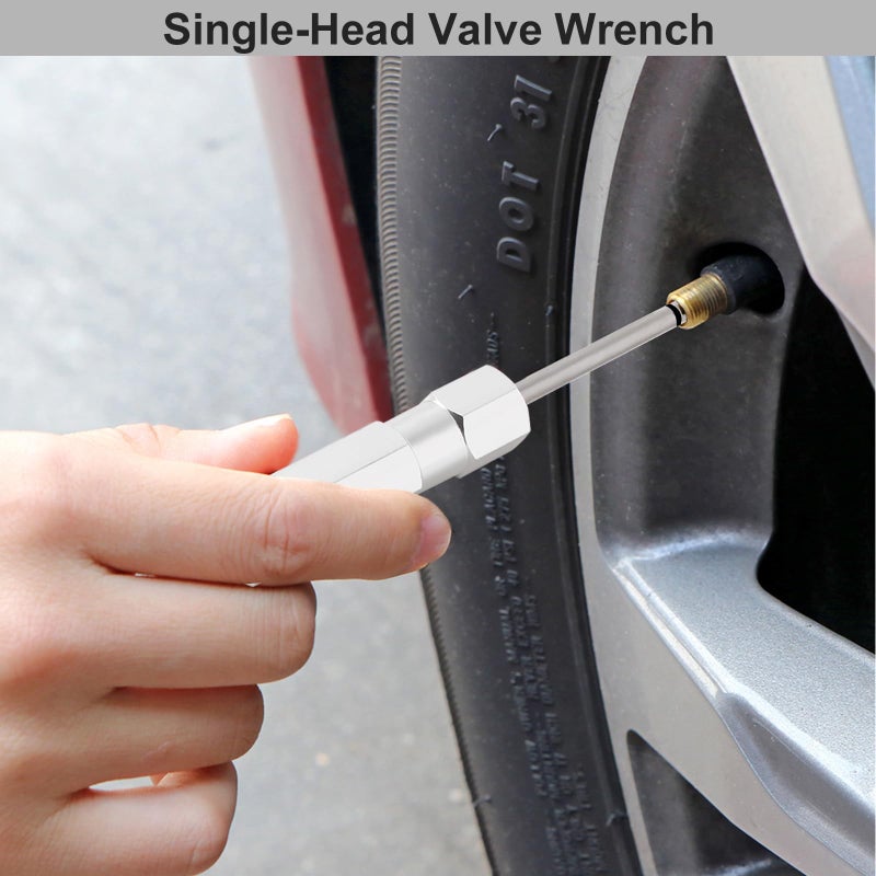 PUIBERS Magnetic Valve Core Removal Tool Schrader Valve Stem Removal Tools Stem Puller  Great Stainless Steel Tire Valves Tool for Schrader Cores (4 Inch Length) - Image 5